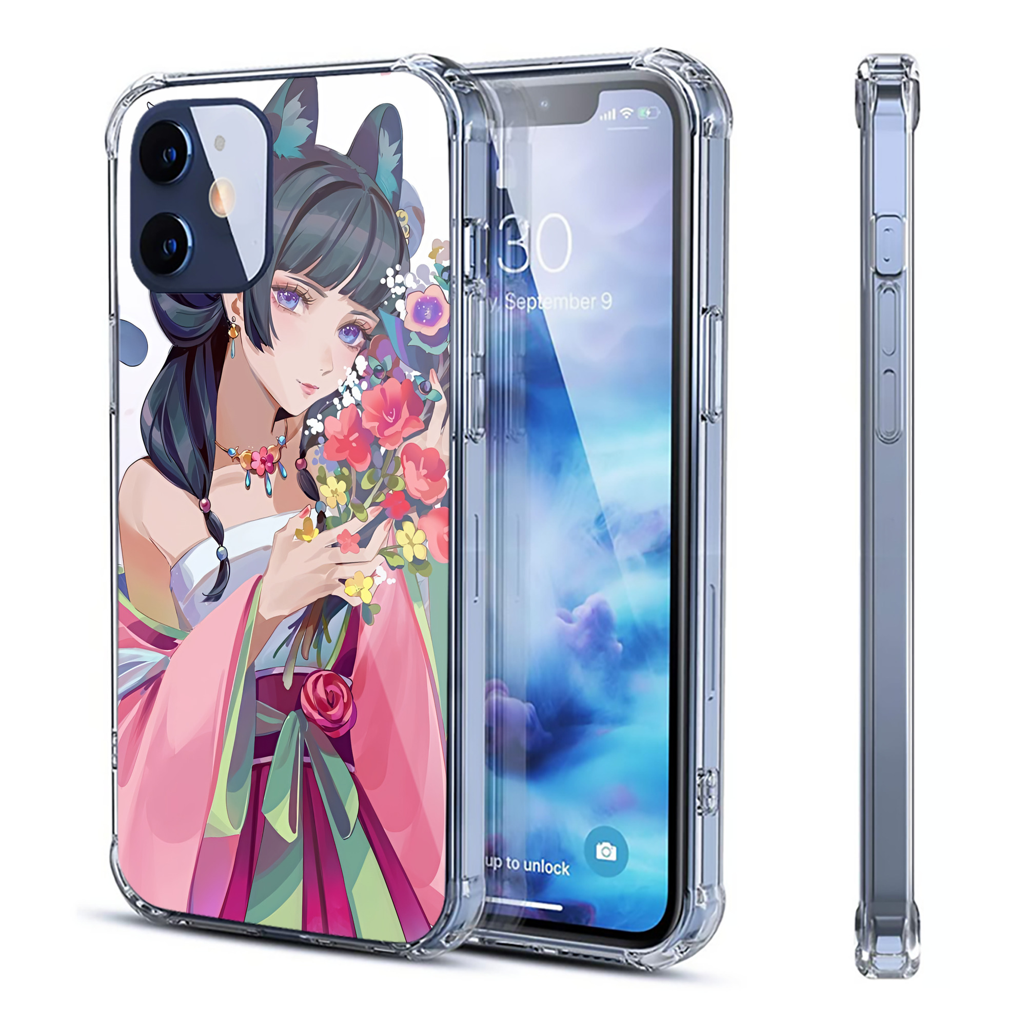 （画像用） 薬屋のひとりごと The Apothecary Diaries 【iPhone 12シリーズ対応】透明スマホケース（クリアソフトケース）